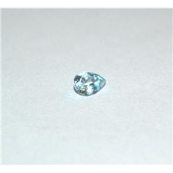 2c 10pt Pear Shaped Swiss Blue Topaz