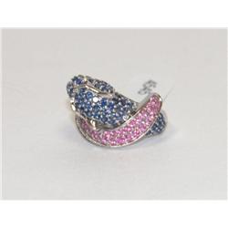 14k White Gold Dragon Ring