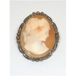 1860's Italian Cameo Vintage Ladies Brooch