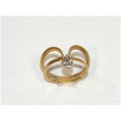 Diamonds Freeform Hand Made Ladies Ring