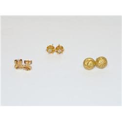 Diamonds, Gold Earrings Studs