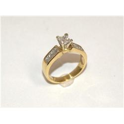 1/2 Carat Princess Cut Diamond Ring