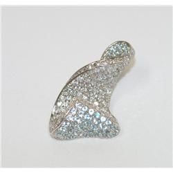 Sterling Silver CZ Pendant