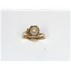 Image 1 : 6.00mm White Pearl Hand Made Ladies Ring