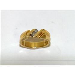 Diamonds Princess Cut Men's Wedding Band