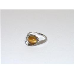 AAA Tiger Eye Vintage Hand Made Ladies Ring