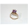 Image 1 : AAA Amethyst solitaire Vintage Ladies Ring