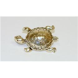 Sterling Silver  Turtle Pin