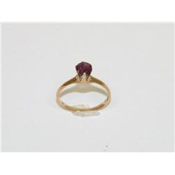 AAA Amethyst Solitaire Ladies Ring