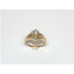 Diamonds Marquise Engagement Ladies Ring