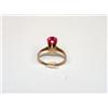Image 1 : AAA Burmese Ruby Solitaire Ladies Ring