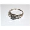 Image 1 : 2.00Ctw Black Diamond Hand made Ring