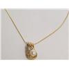 Image 1 : 14k 3½ grams Gold W/ Pearl & Chain