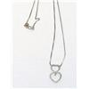 Image 1 : Diamonds Heart Shape Ladies Necklace