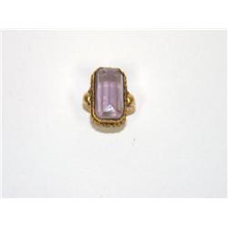 15.00Ctw AAA Amethyst Vintage cut Hand Made Ring