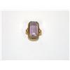Image 1 : 15.00Ctw AAA Amethyst Vintage cut Hand Made Ring