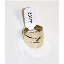 Sterling Silver Z Design Ring