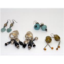 4 Pair Of Designer Earrings