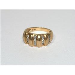 5 Row Diamonds Chanel Set Hand Made Ladies Ring