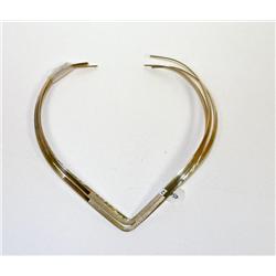 3 Pieces Of Sterling Silver Heart Shape Necklaces