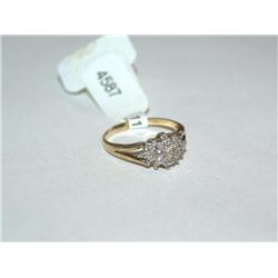 ½c Diamond With 10k Gold Ring