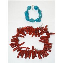 Coral & Turquoise Strand