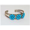 Image 1 : Sterling Silver Turquoise Bracelet