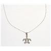 Image 1 : Silver Necklace With Turtle Pendant