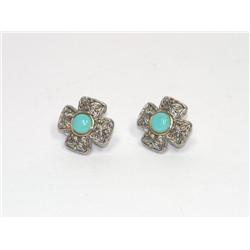 Sterling Silver Turquoise Earrings
