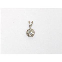 .50Ctw Diamond Solitaire Hand Made Pendant