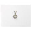 Image 1 : .50Ctw Diamond Solitaire Hand Made Pendant