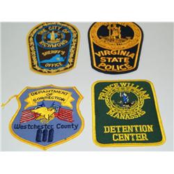 Authentic Law Enforcement Uniform Patch Collection