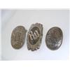 Image 1 : Lot of 3 Cowboys Buckles Engraved