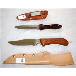 2 Precision Hollow Ground Knives-- Times The Money