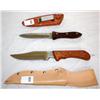 2 Precision Hollow Ground Knives-- Times The Money