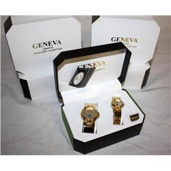 5 Sets of Geneva His & Her Watches-Times The Money