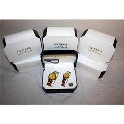 7 Sets-Geneva His & Her Watches--Times The Money