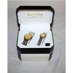 2 Sets of Geneva His & Her Watches-Times The Money