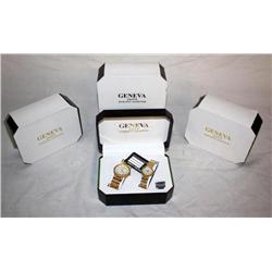 5 Sets of Geneva His & Her Watches-Times The Money