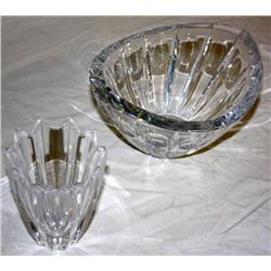 Lot of 2 Pc. Fine Crystal