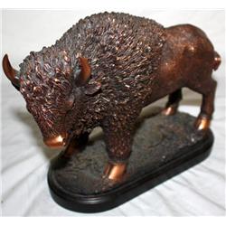 Bronze Statue Of A Buffalo