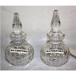 2 Waterford Crystal Perfumes