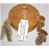 Image 1 : Eskimo Native American Basket+ Old Sealskin