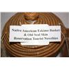 Image 2 : Eskimo Native American Basket+ Old Sealskin