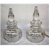 Image 3 : Lalique BourGueil Pattern Oil+ Vinegar Cruet Set