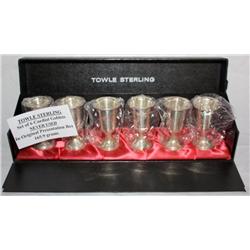 Towle Sterling- Set Of 6 Cordial Goblets