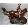 Image 4 : Bronze Statue Of A Cowboy On A Horse