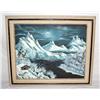 Image 1 : OIl Painting On Canvas Snow Scene