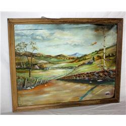 Oil on Board by Ann Rhodes