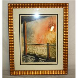 Framed Signed and Numbered Print